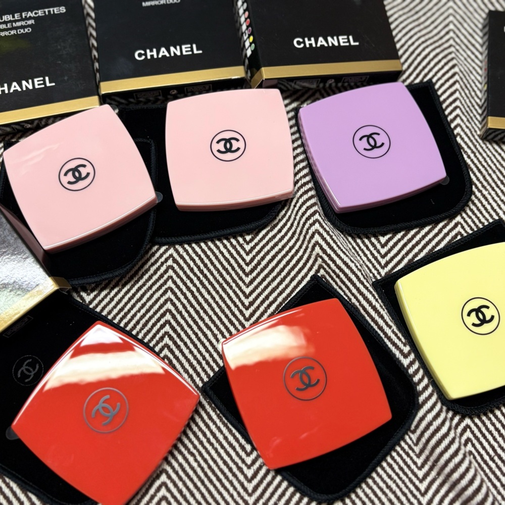 CHANEL Makeup Compacts - Pink, Purple, Yellow, Red